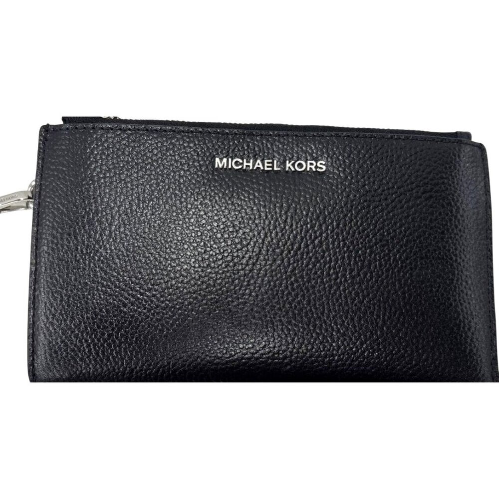 Michael Kors Black Pebbled Leather‎ Wristlet Wallet - Picture 3 of 6